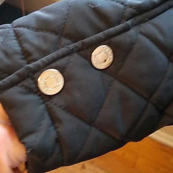 CALVIN KLEIN BLACK QUILTED JACKET SIZE LARGE - Picture 3 of 12